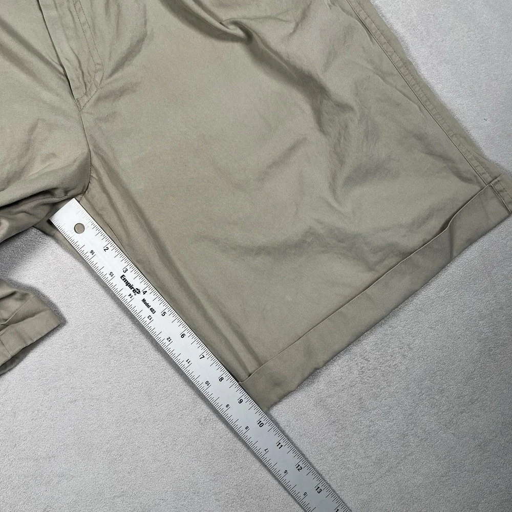 Rare Vintage 90's Gucci Pleated Shorts Men 50 Built-In Suede Belt 100% Cotton